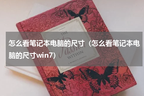 怎么看笔记本电脑的尺寸（怎么看笔记本电脑的尺寸win7）