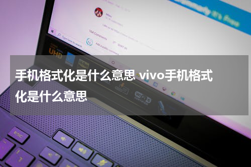 手机格式化是什么意思 vivo手机格式化是什么意思