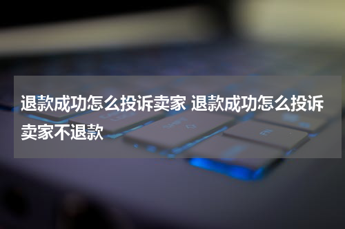 退款成功怎么投诉卖家 退款成功怎么投诉卖家不退款