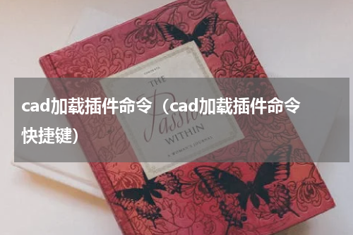 cad加载插件命令（cad加载插件命令快捷键）