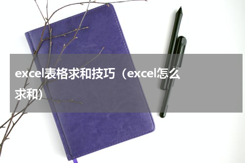 excel表格求和技巧（excel怎么求和）