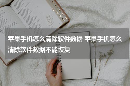 苹果手机怎么清除软件数据 苹果手机怎么清除软件数据不能恢复