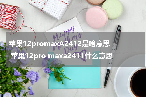 苹果12promaxA2412是啥意思 苹果12pro maxa2411什么意思