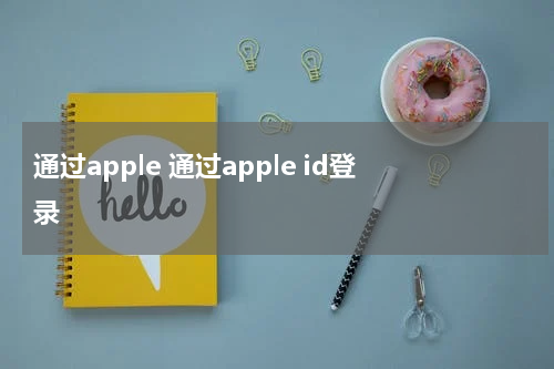 通过apple 通过apple id登录