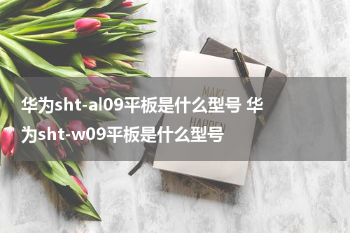 华为sht-al09平板是什么型号 华为sht-w09平板是什么型号