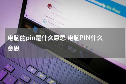电脑的pin是什么意思 电脑PIN什么意思