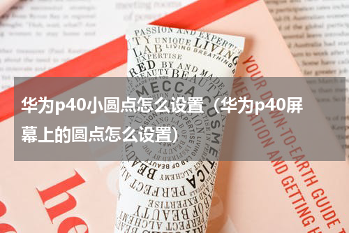 华为p40小圆点怎么设置（华为p40屏幕上的圆点怎么设置）