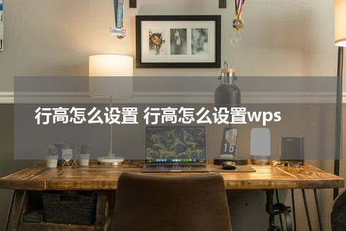 行高怎么设置 行高怎么设置wps