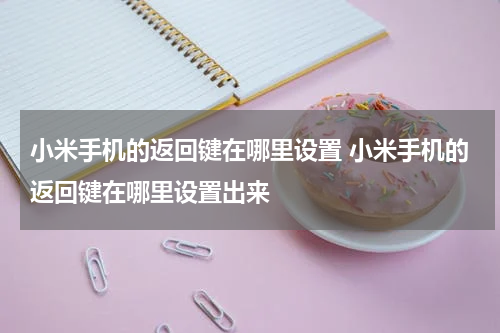 小米手机的返回键在哪里设置 小米手机的返回键在哪里设置出来