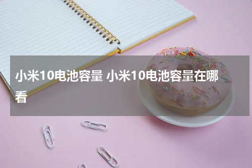 小米10电池容量 小米10电池容量在哪看