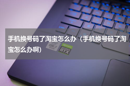 手机换号码了淘宝怎么办（手机换号码了淘宝怎么办啊）