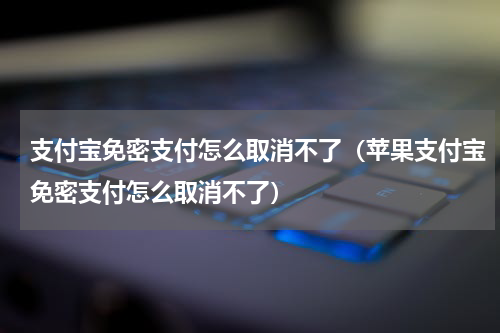 支付宝免密支付怎么取消不了（苹果支付宝免密支付怎么取消不了）