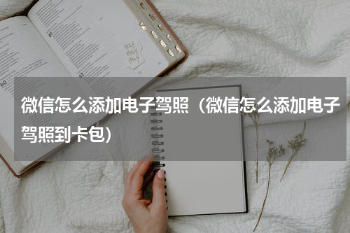 微信怎么添加电子驾照（微信怎么添加电子驾照到卡包）