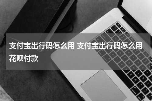 支付宝出行码怎么用 支付宝出行码怎么用花呗付款