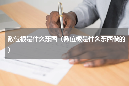 数位板是什么东西（数位板是什么东西做的）