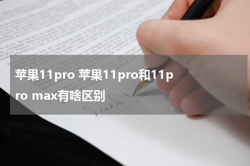 苹果11pro 苹果11pro和11pro max有啥区别