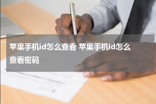 苹果手机id怎么查看 苹果手机id怎么查看密码