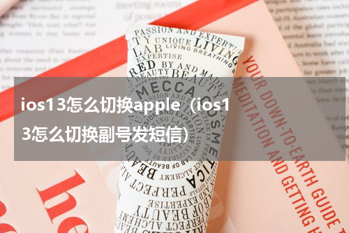 ios13怎么切换apple（ios13怎么切换副号发短信）