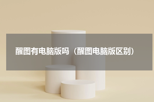 醒图有电脑版吗(醒图电脑版区别)