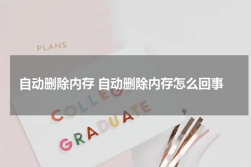 自动删除内存 自动删除内存怎么回事