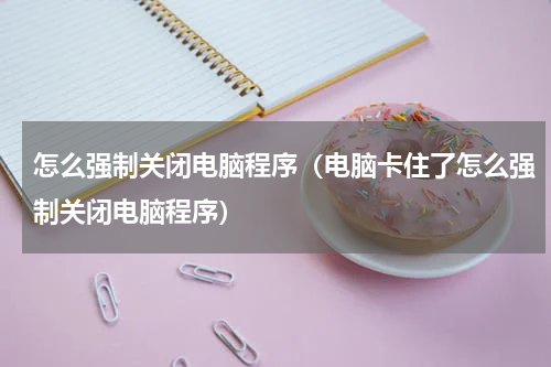 怎么强制关闭电脑程序(电脑卡住了怎么强制关闭电脑程序)