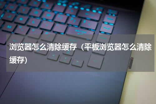 浏览器怎么清除缓存（平板浏览器怎么清除缓存）