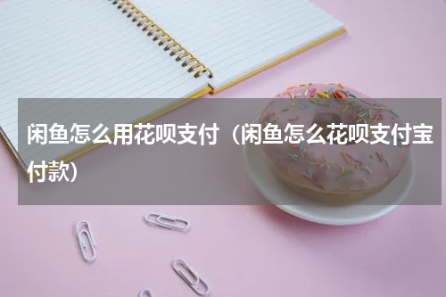 闲鱼怎么用花呗支付(闲鱼怎么花呗支付宝付款)