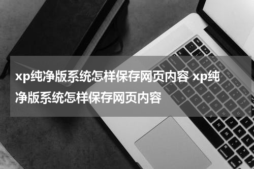 xp纯净版系统怎样保存网页内容 xp纯净版系统怎样保存网页内容