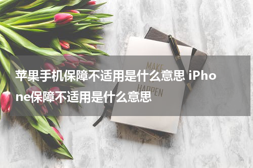苹果手机保障不适用是什么意思 iPhone保障不适用是什么意思
