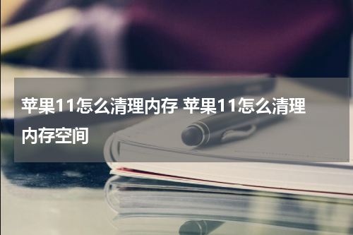 苹果11怎么清理内存 苹果11怎么清理内存空间
