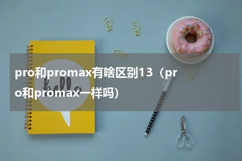 pro和promax有啥区别13（pro和promax一样吗）