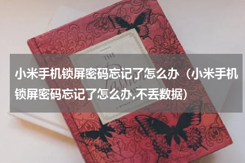 小米手机锁屏密码忘记了怎么办（小米手机锁屏密码忘记了怎么办,不丢数据）