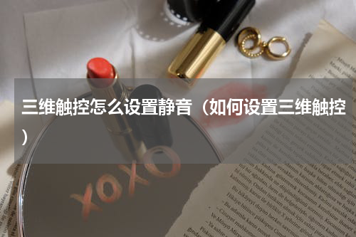 三维触控怎么设置静音（如何设置三维触控）