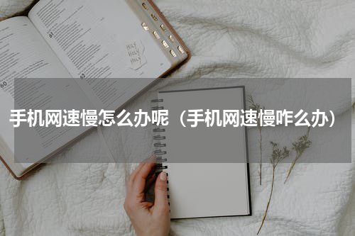 手机网速慢怎么办呢（手机网速慢咋么办）