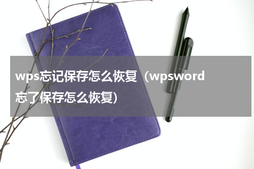 wps忘记保存怎么恢复（wpsword忘了保存怎么恢复）
