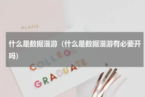 什么是数据漫游(什么是数据漫游有必要开吗)