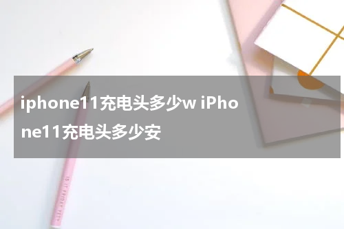 iphone11充电头多少w iPhone11充电头多少安