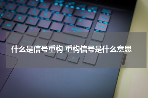 什么是信号重构 重构信号是什么意思