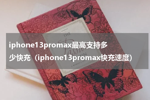 iphone13promax最高支持多少快充（iphone13promax快充速度）