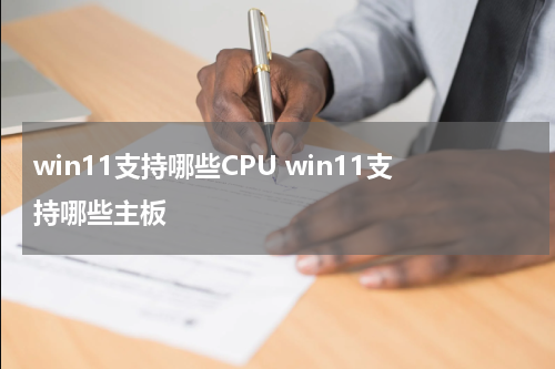 win11支持哪些CPU win11支持哪些主板