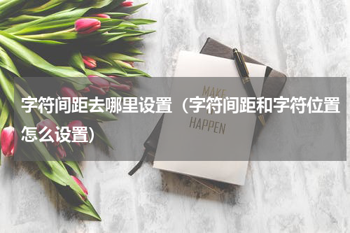 字符间距去哪里设置(字符间距和字符位置怎么设置)