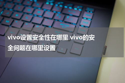 vivo设置安全性在哪里 vivo的安全问题在哪里设置