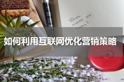  如何利用互联网优化营销策略