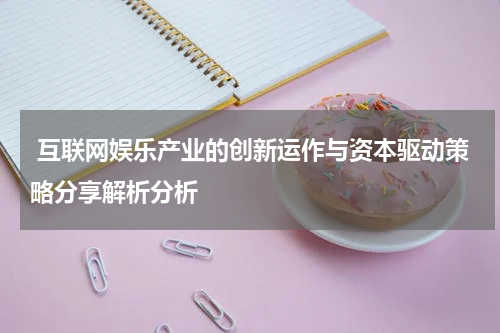 互联网娱乐产业的创新运作与资本驱动策略分享解析分析