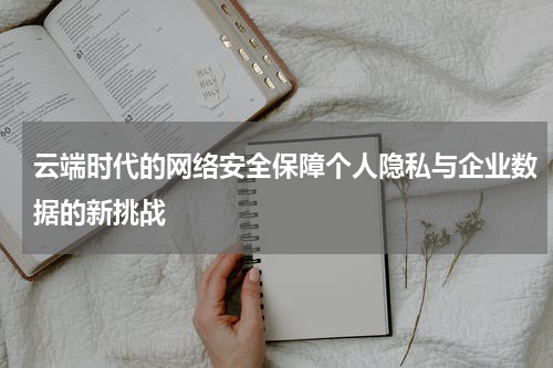 云端时代的网络安全保障个人隐私与企业数据的新挑战
