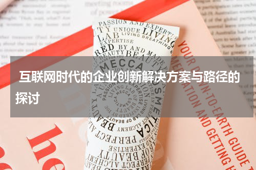 互联网时代的企业创新解决方案与路径的探讨