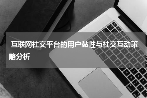  互联网社交平台的用户黏性与社交互动策略分析