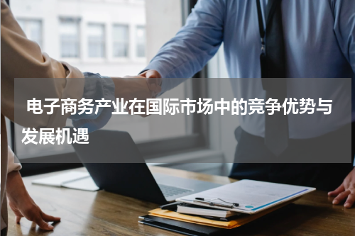 电子商务产业在国际市场中的竞争优势与发展机遇