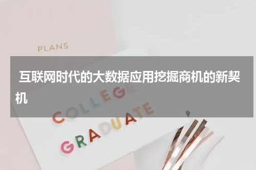  互联网时代的大数据应用挖掘商机的新契机