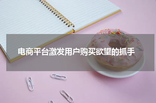 电商平台激发用户购买欲望的抓手